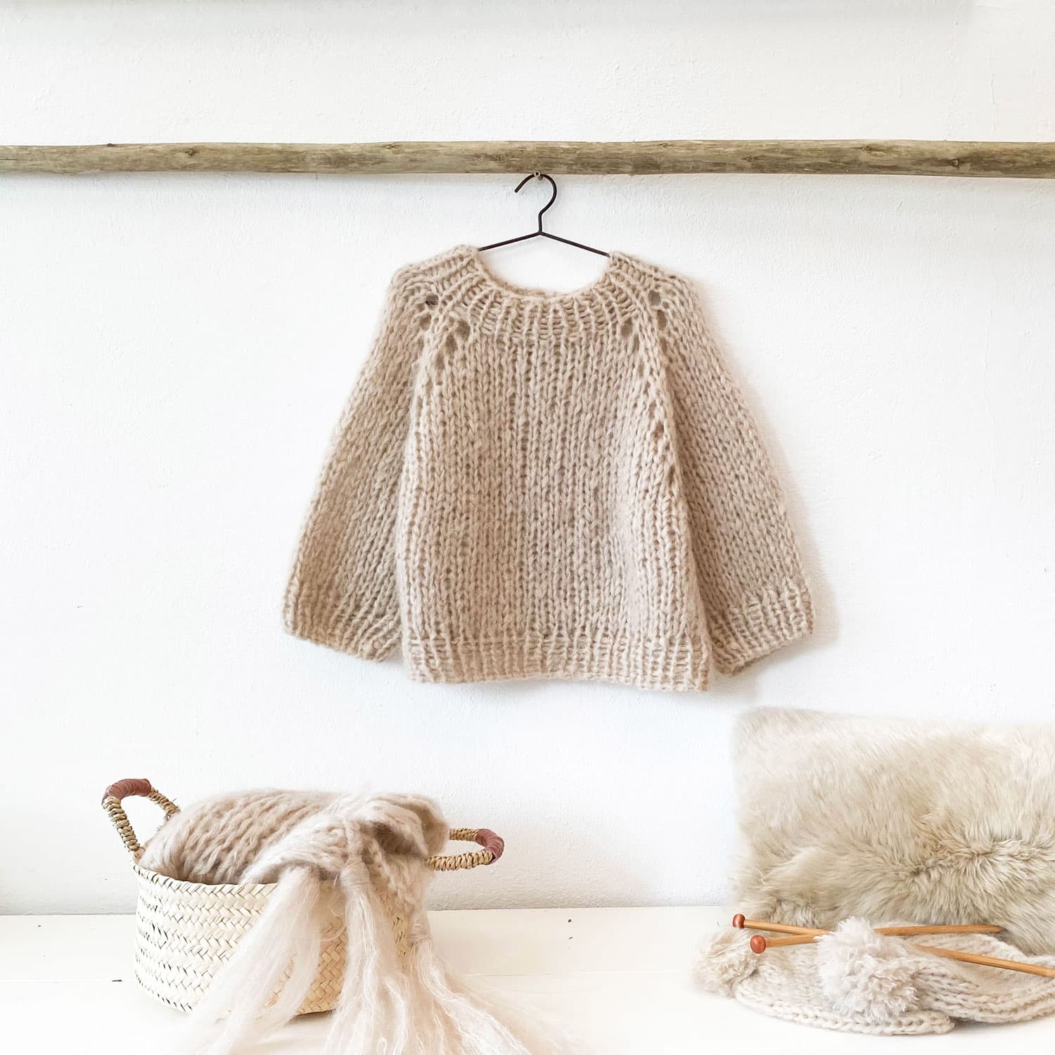 Atelier Sweater Mohair MO Powder - S018 – n°74 E-Shop