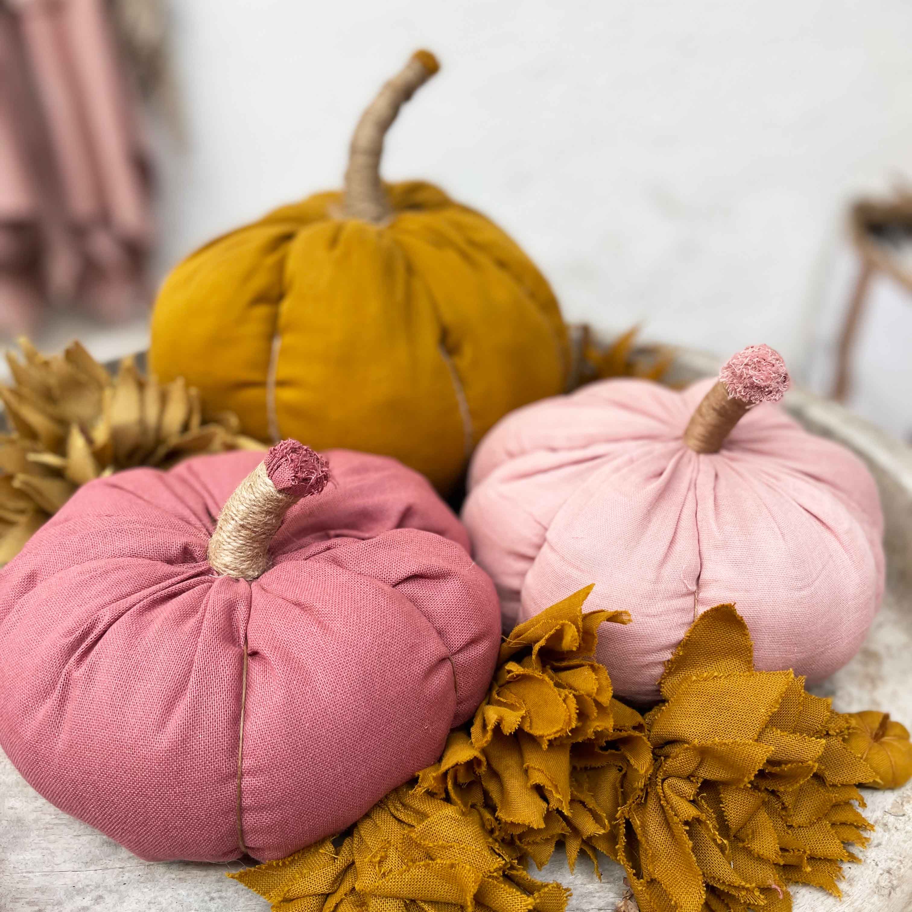 Fabric Pumpkin Tutorial "step by step"