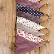 Bunting Garland - MF Mix Fabrics - M004 Mix Pink