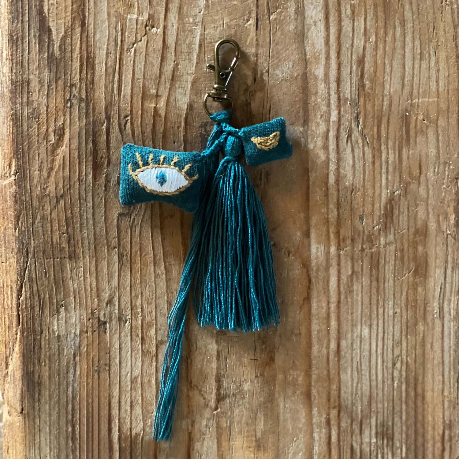 Amulet Keychain Evil Eye - S022 Teal Blue