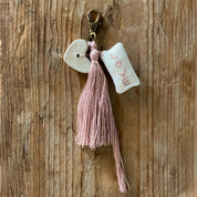 Amulet Keychain Love - S007 Dusty Pink