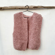 Andrea Gilet - Women - MO Mohair - S007 Dusty Pink