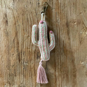 Cactus Keychain  - TC Thai Cotton - S007 Dusty Pink