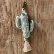 Cactus Keychain  - TC Thai Cotton - S049 Sage Green