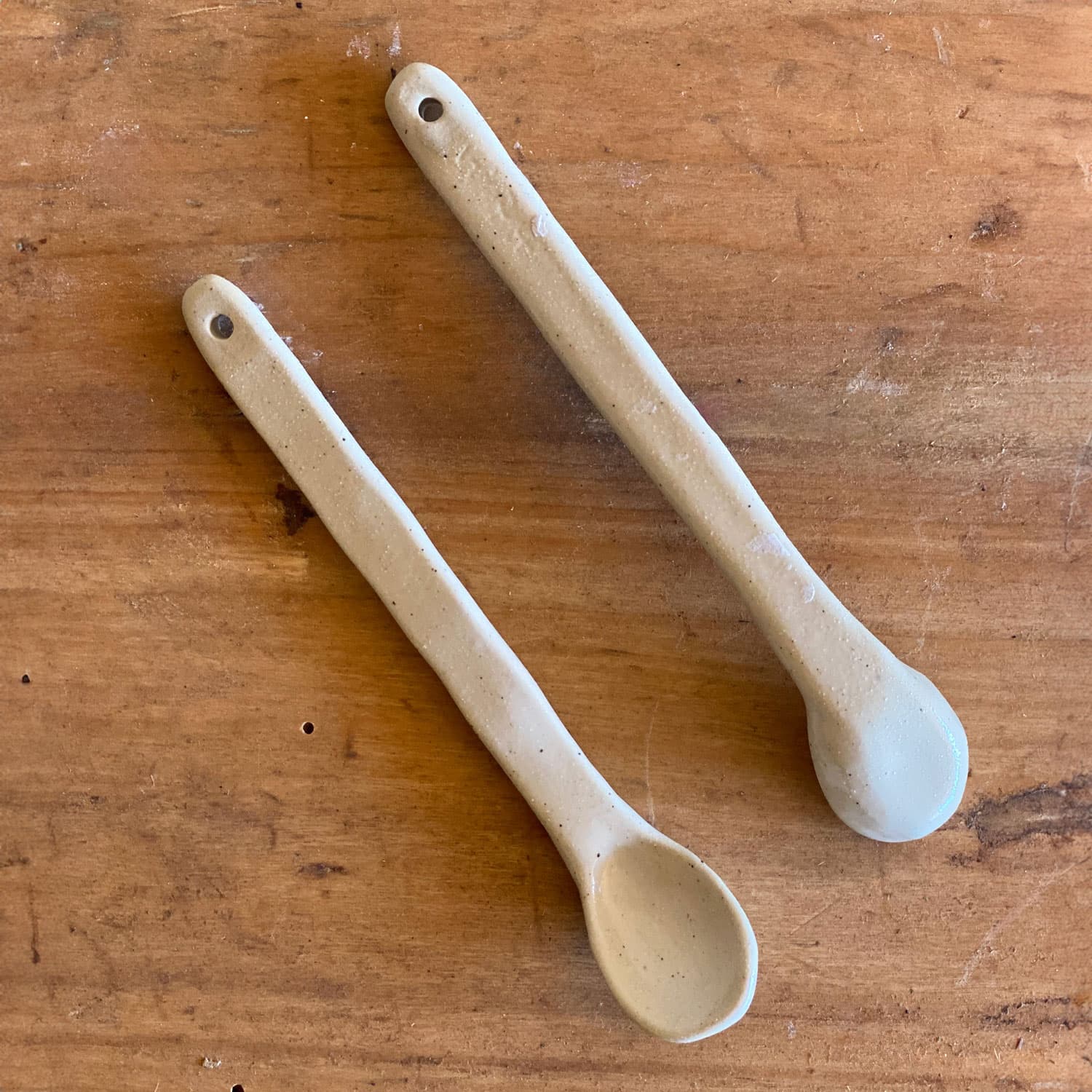 Ceramic Spoon  - S000 Natural