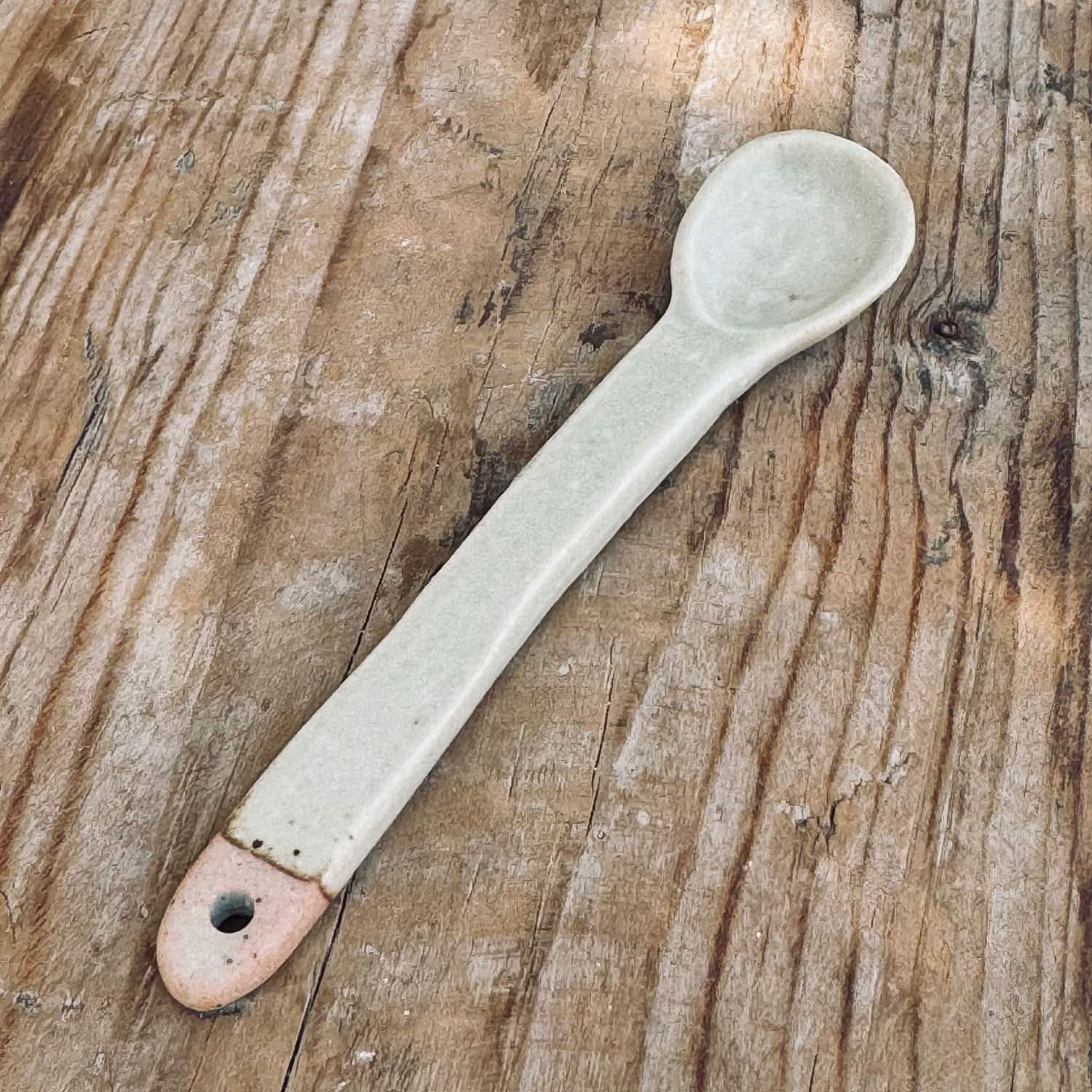 Ceramic Spoon  - S019 Silver Grey