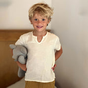 Icaro Shirt - Kids - DS Double Saloo - S000 Natural