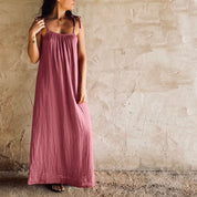 Mia Long Dress  - Women - DS Double Saloo - S042 Baobab Rose