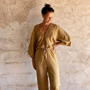 Nahuel Jumpsuit - Women - HS Habotai Silk 40 - S050 Antique Bronze