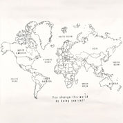 World Map Poster  - CV Canvas